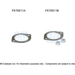 Exhaust Pipe Fitting Kit BM CATALYSTS FK70511