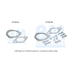 Exhaust Pipe Fitting Kit BM CATALYSTS FK70515