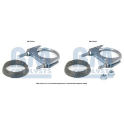 Exhaust Pipe Fitting Kit BM CATALYSTS FK70516