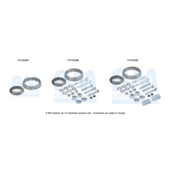 Exhaust Pipe Fitting Kit BM CATALYSTS FK70528 BM CATALYSTS