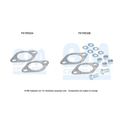 Exhaust Pipe Fitting Kit BM CATALYSTS FK70532