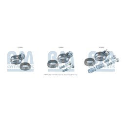 Exhaust Pipe Fitting Kit BM CATALYSTS FK70554 BM CATALYSTS