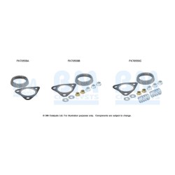 Exhaust Pipe Fitting Kit BM CATALYSTS FK70559 BM CATALYSTS