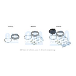 Exhaust Pipe Fitting Kit BM CATALYSTS FK70570 BM CATALYSTS