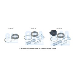 Exhaust Pipe Fitting Kit BM CATALYSTS FK70571 BM CATALYSTS