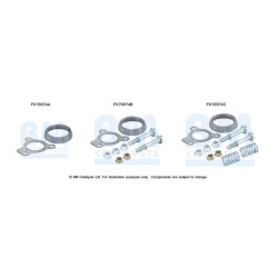 Exhaust Pipe Fitting Kit BM CATALYSTS FK70574 BM CATALYSTS