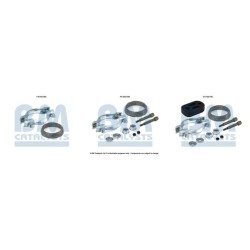Exhaust Pipe Fitting Kit BM CATALYSTS FK70579 BM CATALYSTS