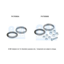 Exhaust Pipe Fitting Kit BM CATALYSTS FK70580