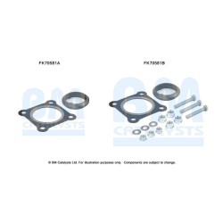 Exhaust Pipe Fitting Kit BM CATALYSTS FK70581