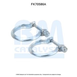 Exhaust Pipe Fitting Kit BM CATALYSTS FK70586