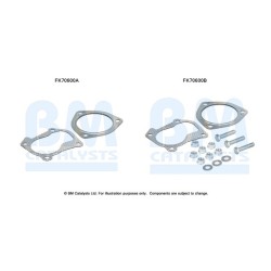 Exhaust Pipe Fitting Kit BM CATALYSTS FK70600