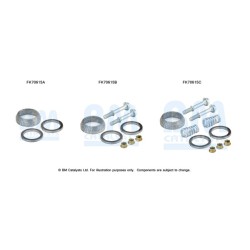 Exhaust Pipe Fitting Kit BM CATALYSTS FK70615 BM CATALYSTS