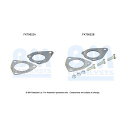 Exhaust Pipe Fitting Kit BM CATALYSTS FK70622