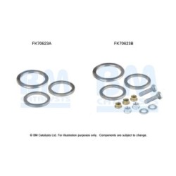 Exhaust Pipe Fitting Kit BM CATALYSTS FK70623
