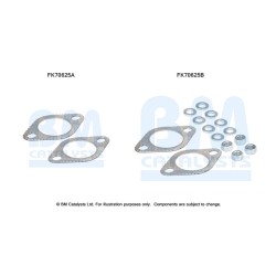 Exhaust Pipe Fitting Kit BM CATALYSTS FK70625 BM CATALYSTS