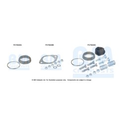 Exhaust Pipe Fitting Kit BM CATALYSTS FK70628 BM CATALYSTS