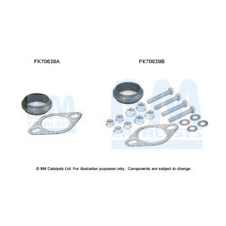 Exhaust Pipe Fitting Kit BM CATALYSTS FK70639