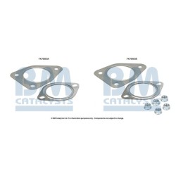 Exhaust Pipe Fitting Kit BM CATALYSTS FK70683 BM CATALYSTS