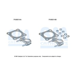 Catalytic Converter Fitting Kit BM CATALYSTS FK80014