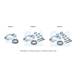 Catalytic Converter Fitting Kit BM CATALYSTS FK80022 BM CATALYSTS