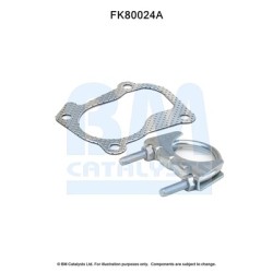 Catalytic Converter Fitting Kit BM CATALYSTS FK80024