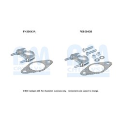 Catalytic Converter Fitting Kit BM CATALYSTS FK80043
