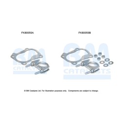 Catalytic Converter Fitting Kit BM CATALYSTS FK80050