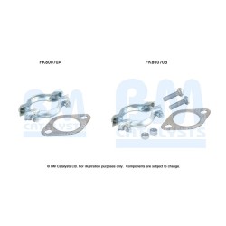 Catalytic Converter Fitting Kit BM CATALYSTS FK80070