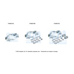 Catalytic Converter Fitting Kit BM CATALYSTS FK80074 BM CATALYSTS
