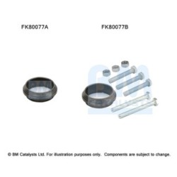 Catalytic Converter Fitting Kit BM CATALYSTS FK80077