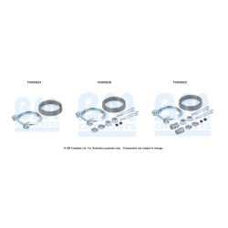 Catalytic Converter Fitting Kit BM CATALYSTS FK80082 BM CATALYSTS