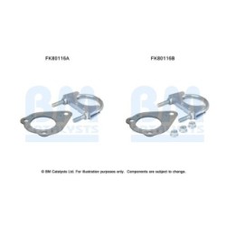 Catalytic Converter Fitting Kit BM CATALYSTS FK80116