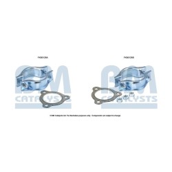 Catalytic Converter Fitting Kit BM CATALYSTS FK80128