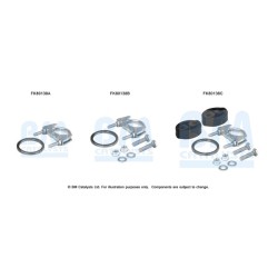 Catalytic Converter Fitting Kit BM CATALYSTS FK80138 BM CATALYSTS