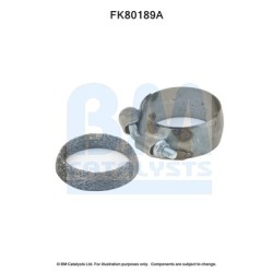 Catalytic Converter Fitting Kit BM CATALYSTS FK80189