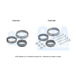 Catalytic Converter Fitting Kit BM CATALYSTS FK80190