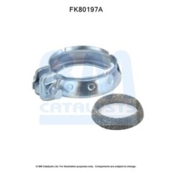 Catalytic Converter Fitting Kit BM CATALYSTS FK80197