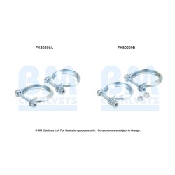 Catalytic Converter Fitting Kit BM CATALYSTS FK80200