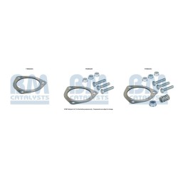 Catalytic Converter Fitting Kit BM CATALYSTS FK80252 BM CATALYSTS