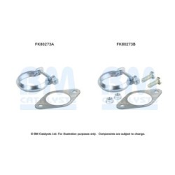 Catalytic Converter Fitting Kit BM CATALYSTS FK80273