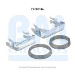 Catalytic Converter Fitting Kit BM CATALYSTS FK80274