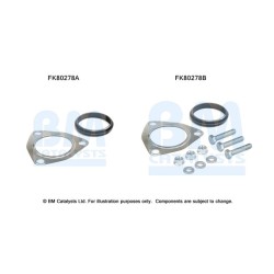 Catalytic Converter Fitting Kit BM CATALYSTS FK80278