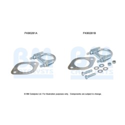 Catalytic Converter Fitting Kit BM CATALYSTS FK80281