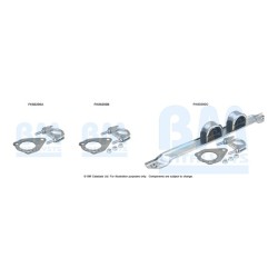 Catalytic Converter Fitting Kit BM CATALYSTS FK80290 BM CATALYSTS