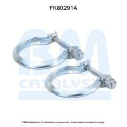 Catalytic Converter Fitting Kit BM CATALYSTS FK80291