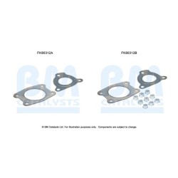 Catalytic Converter Fitting Kit BM CATALYSTS FK80312