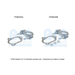 Catalytic Converter Fitting Kit BM CATALYSTS FK80434