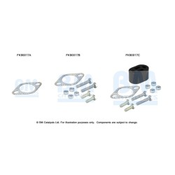 Catalytic Converter Fitting Kit BM CATALYSTS FK90017 BM CATALYSTS