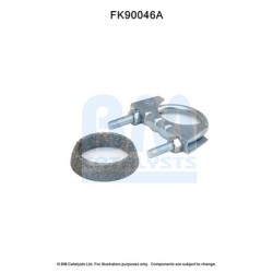 Catalytic Converter Fitting Kit BM CATALYSTS FK90046