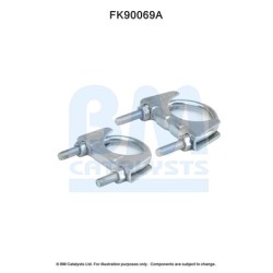 Catalytic Converter Fitting Kit BM CATALYSTS FK90069